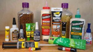 Fabricium Blog Bild verschiedenen Klebstoffe