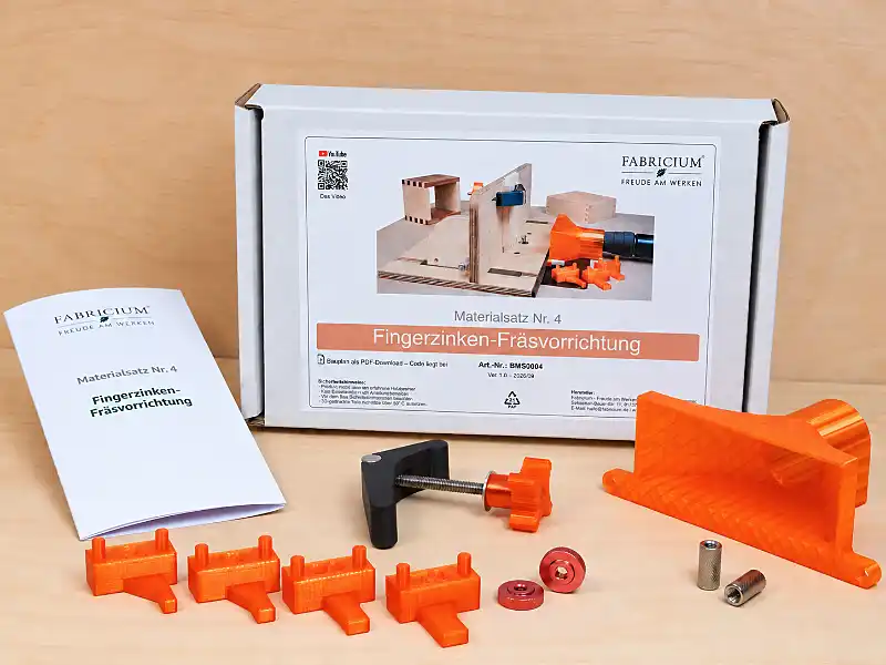 Fabricium Materialsatz Fingerzinken-Fräsvorrichtung
